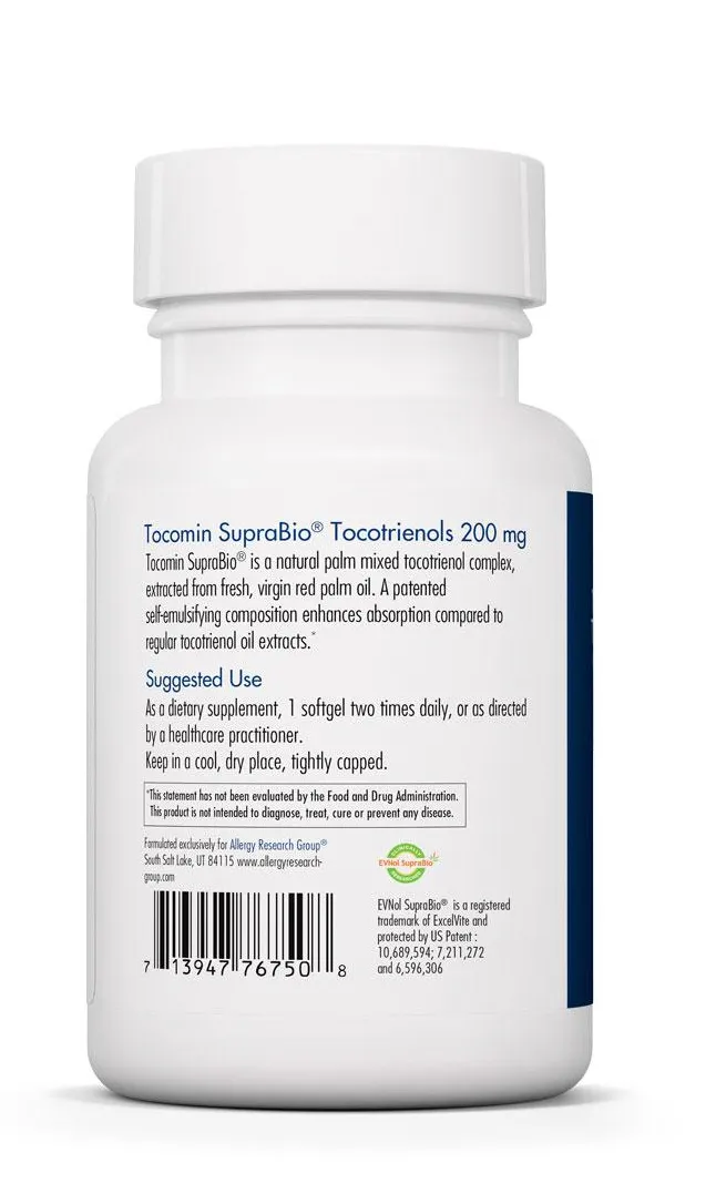 Tocomin SupraBio® Tocotrienols 200 mg 