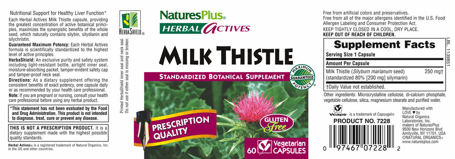 Milk Thistle 250 mg 