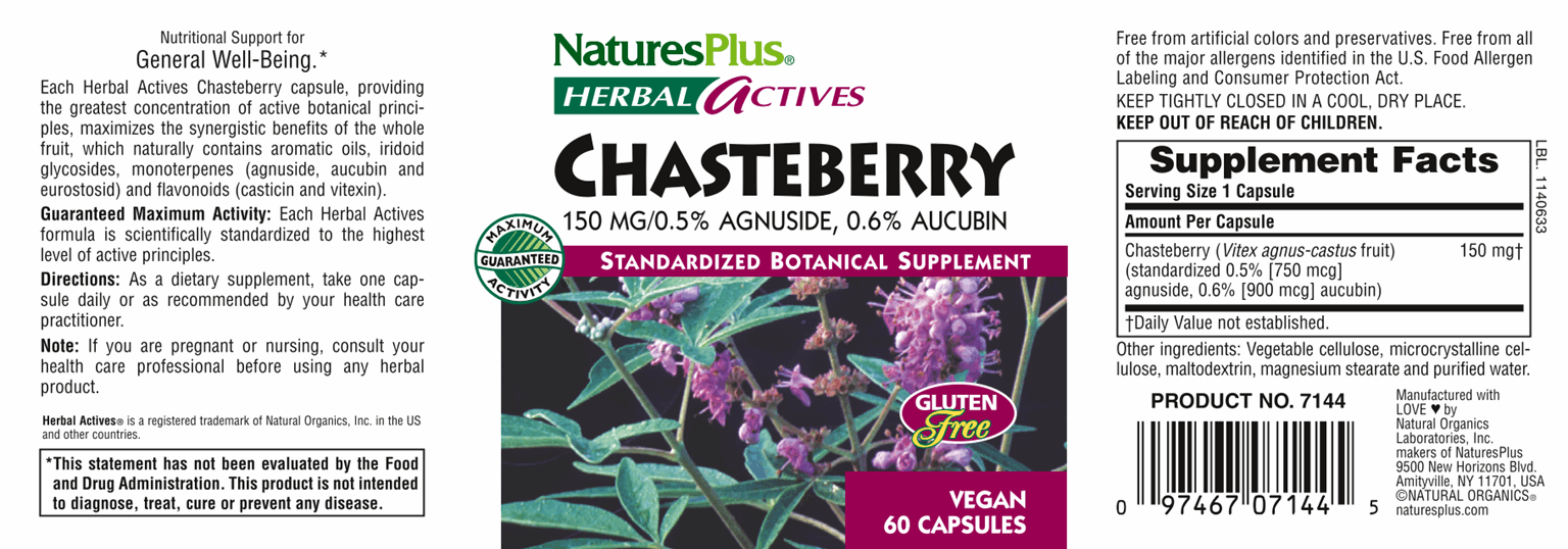 Chasteberry 150 mg 