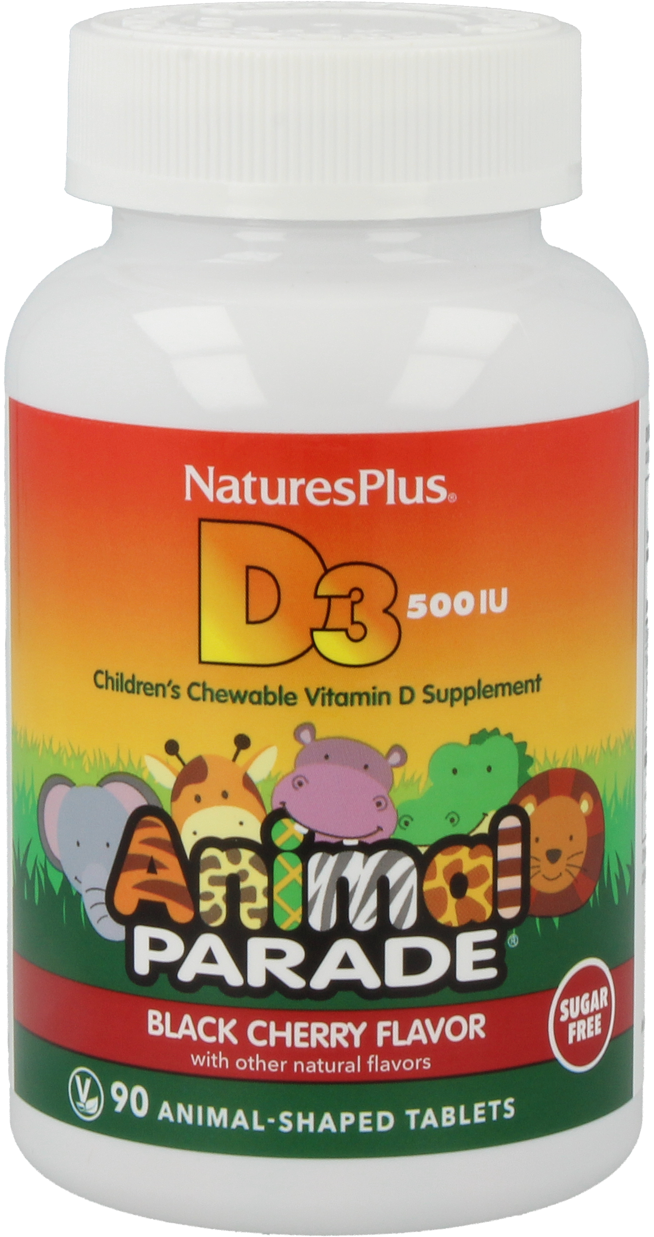 Animal Parade® Vitamin D3 500 IU Sugarfree 