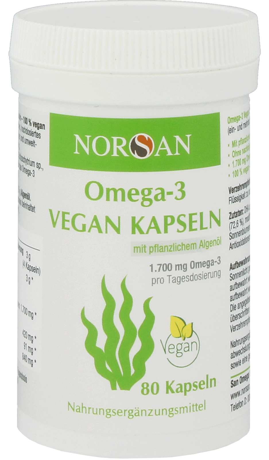 NORSAN Omega-3 Vegan Kapseln 