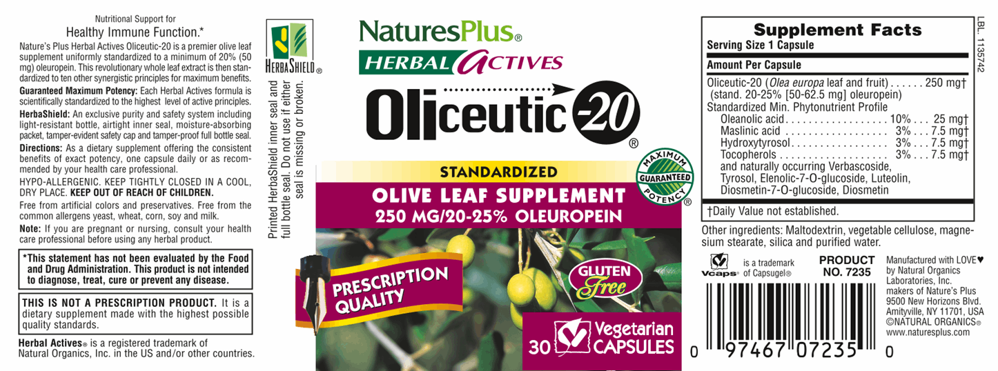 Oliceutic-20 250 mg 