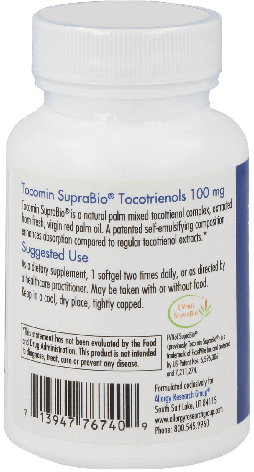 Tocomin SupraBio® Tocotrienols 100 mg 