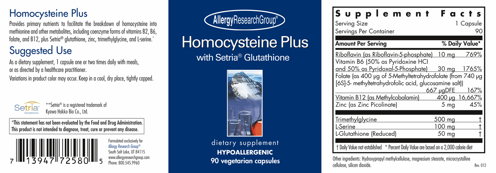 Homocysteine Plus 