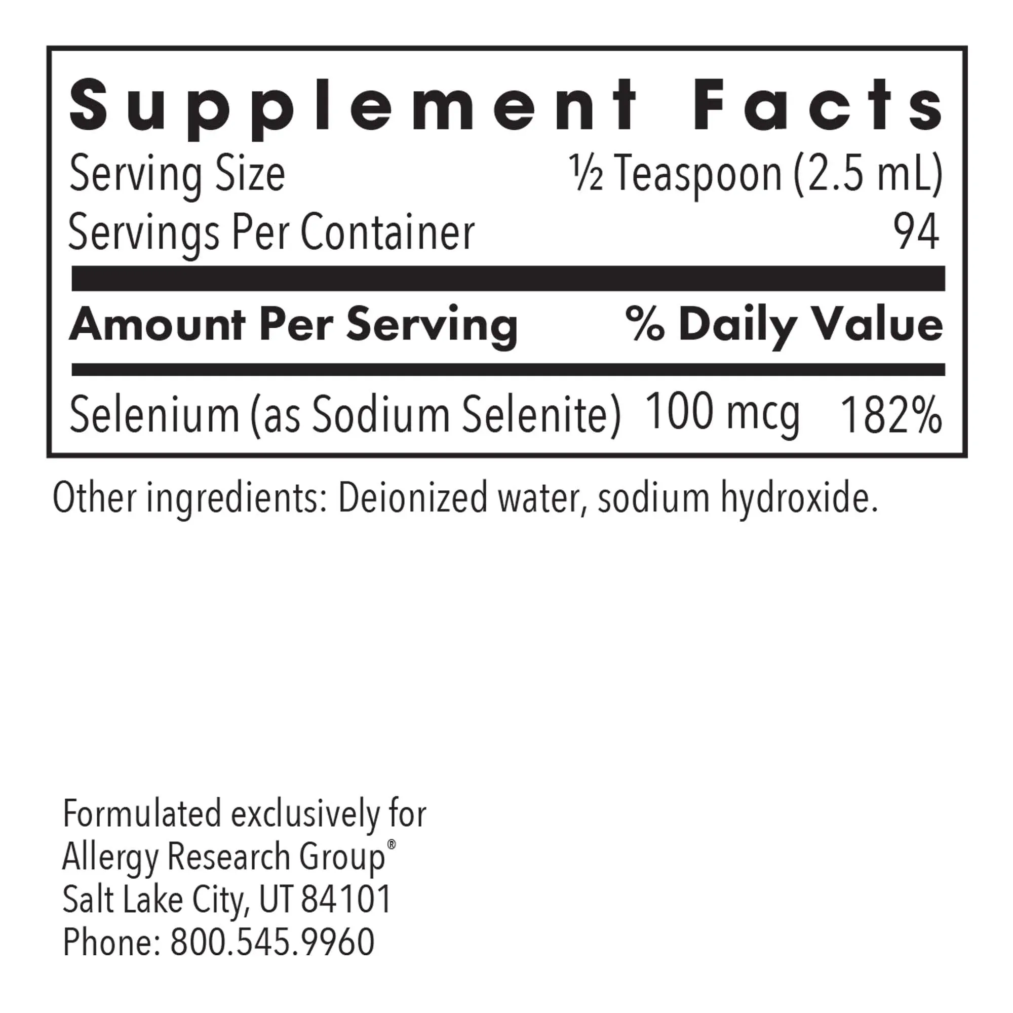 Selenium Solution 