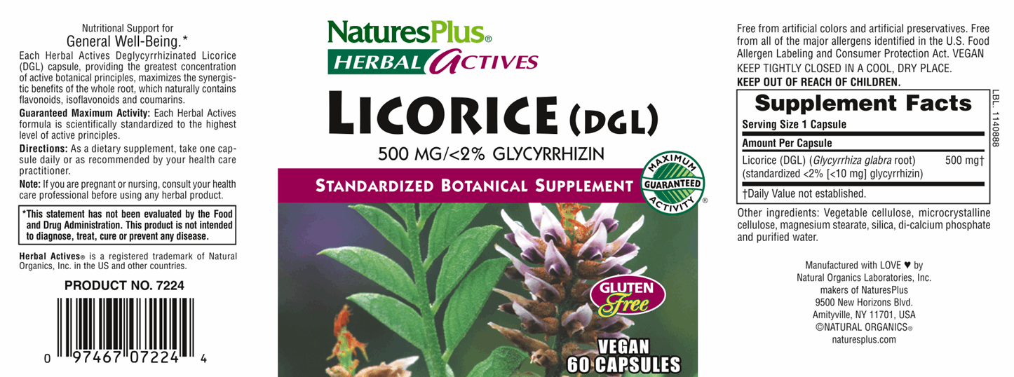 Licorice  500 mg 