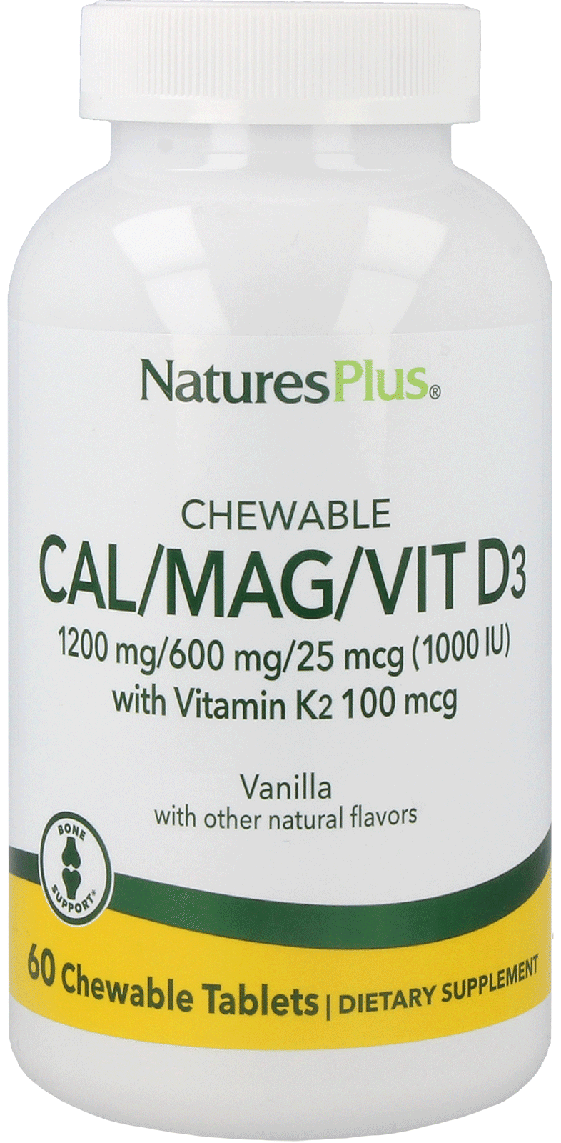 Cal/Mag/Vit. D3 with Vitamin K2 Chewables 
