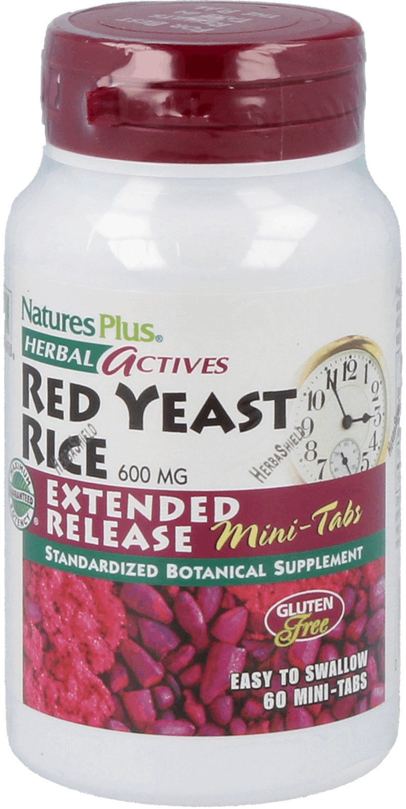 Red Yeast Rice 600 mg Mini Tablets 60 MiniTabs 7362