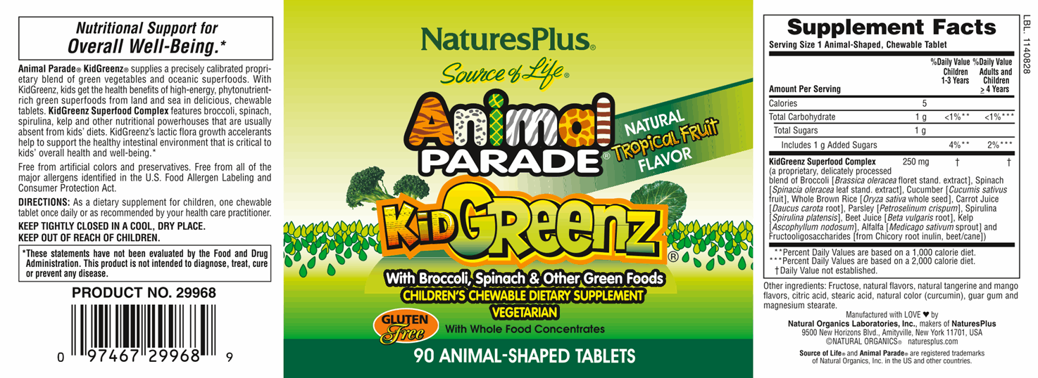 Animal Parade® KidGreenz® 