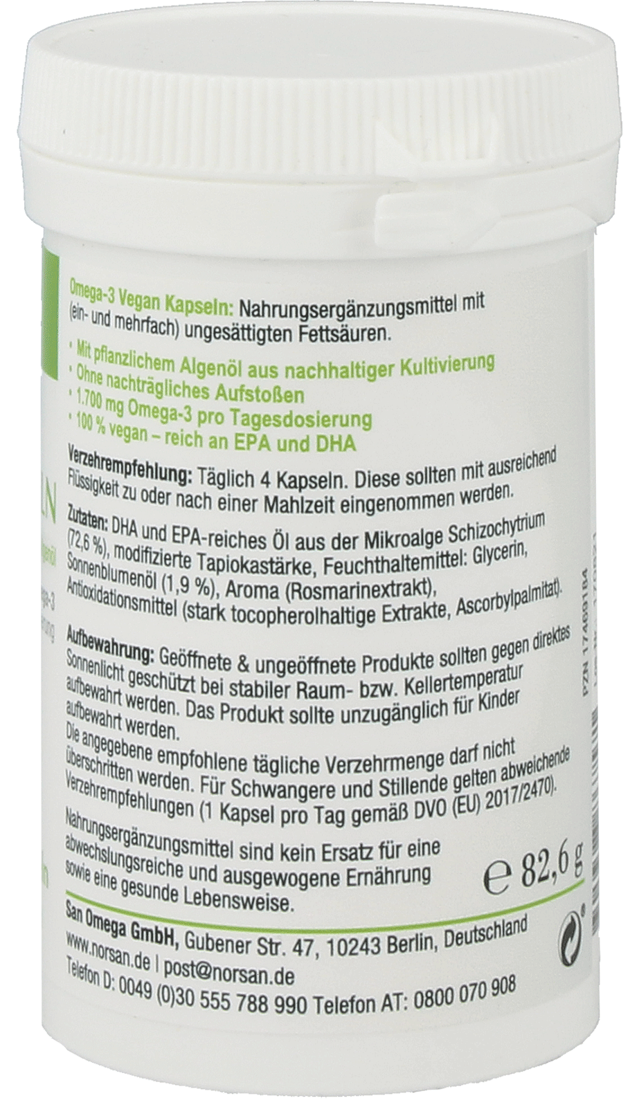 NORSAN Omega-3 Vegan Capsules