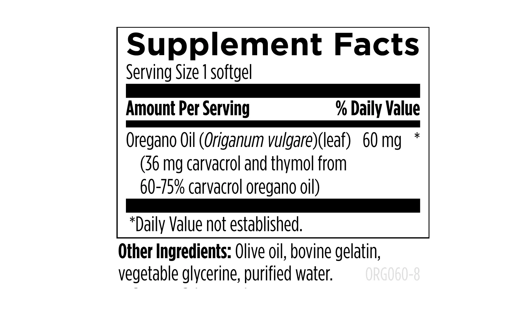 Oil of Oregano 