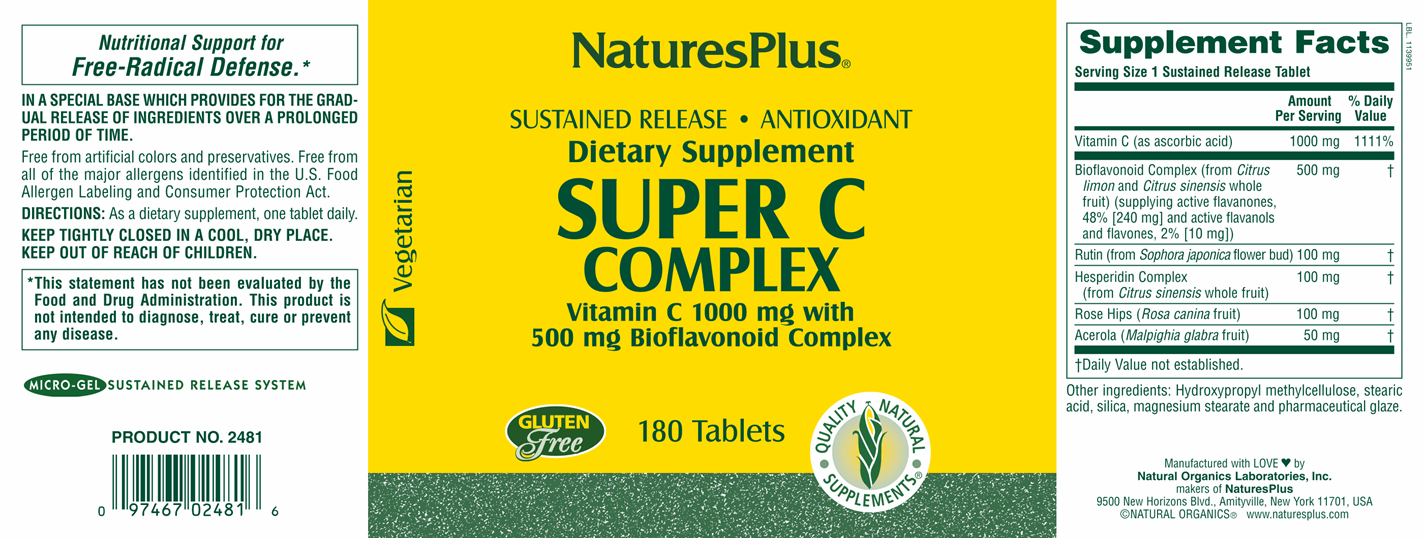 Super C Complex 1.000 mg S/R 