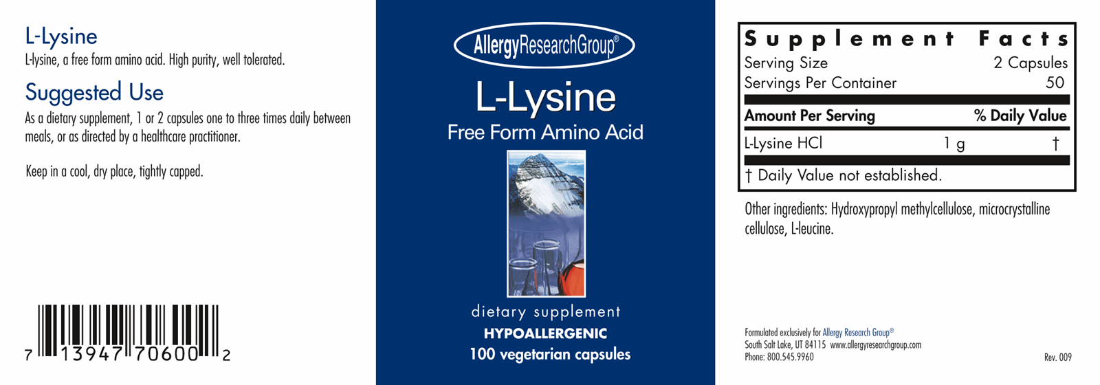 L-Lysine 500 mg 