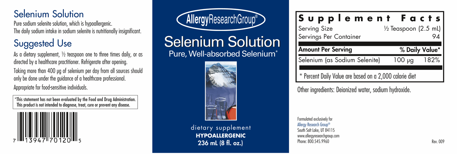 Selenium Solution 