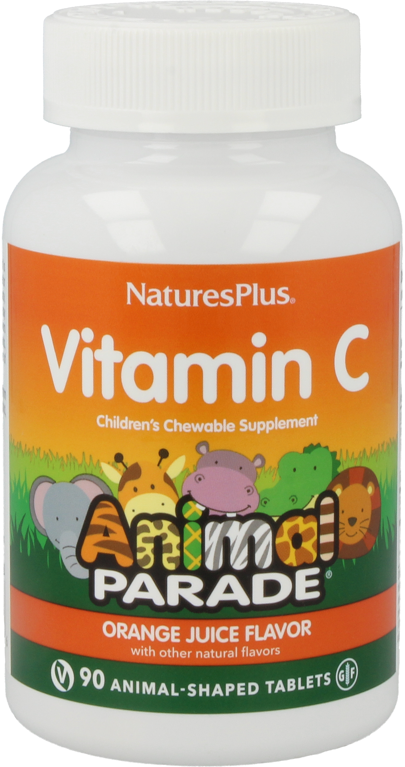 Animal Parade® Vitamin C, 125 mg orange juice 