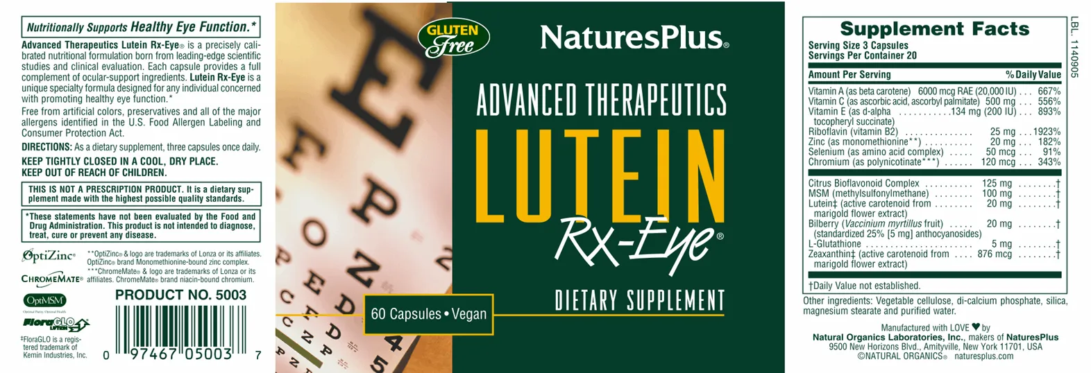 Rx-Eye® Lutein 