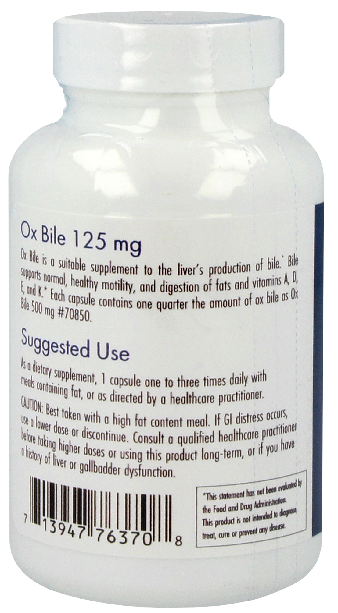 Ox Bile 125 mg 