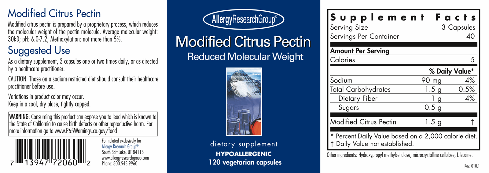 Modified Citrus Pectin 