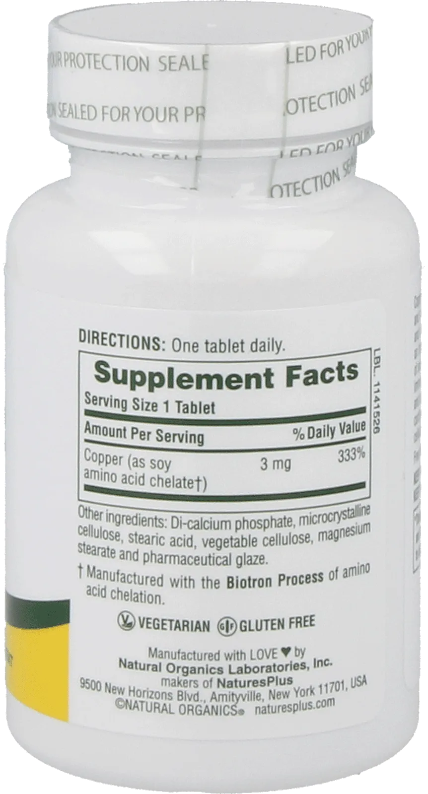 Copper 3 mg 