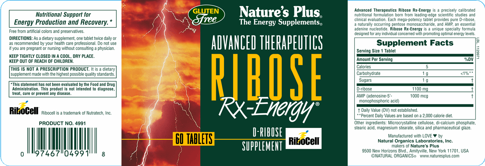 Rx-Energy® Ribose 