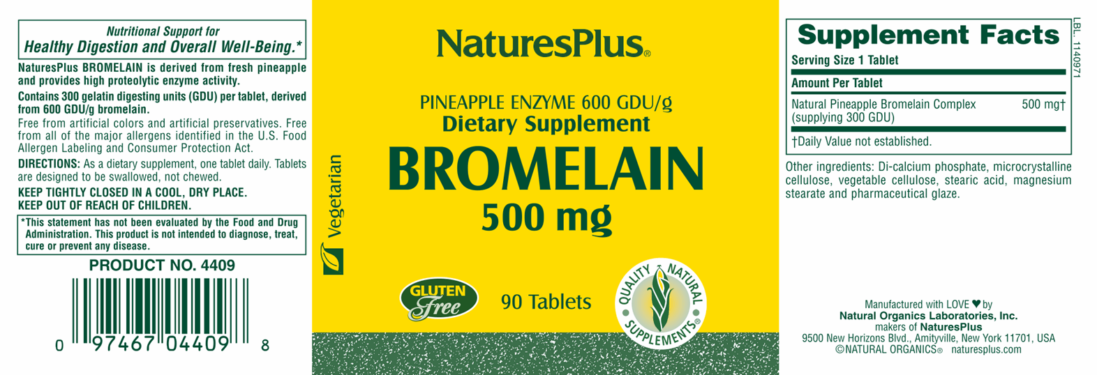 Bromelain 500 mg 