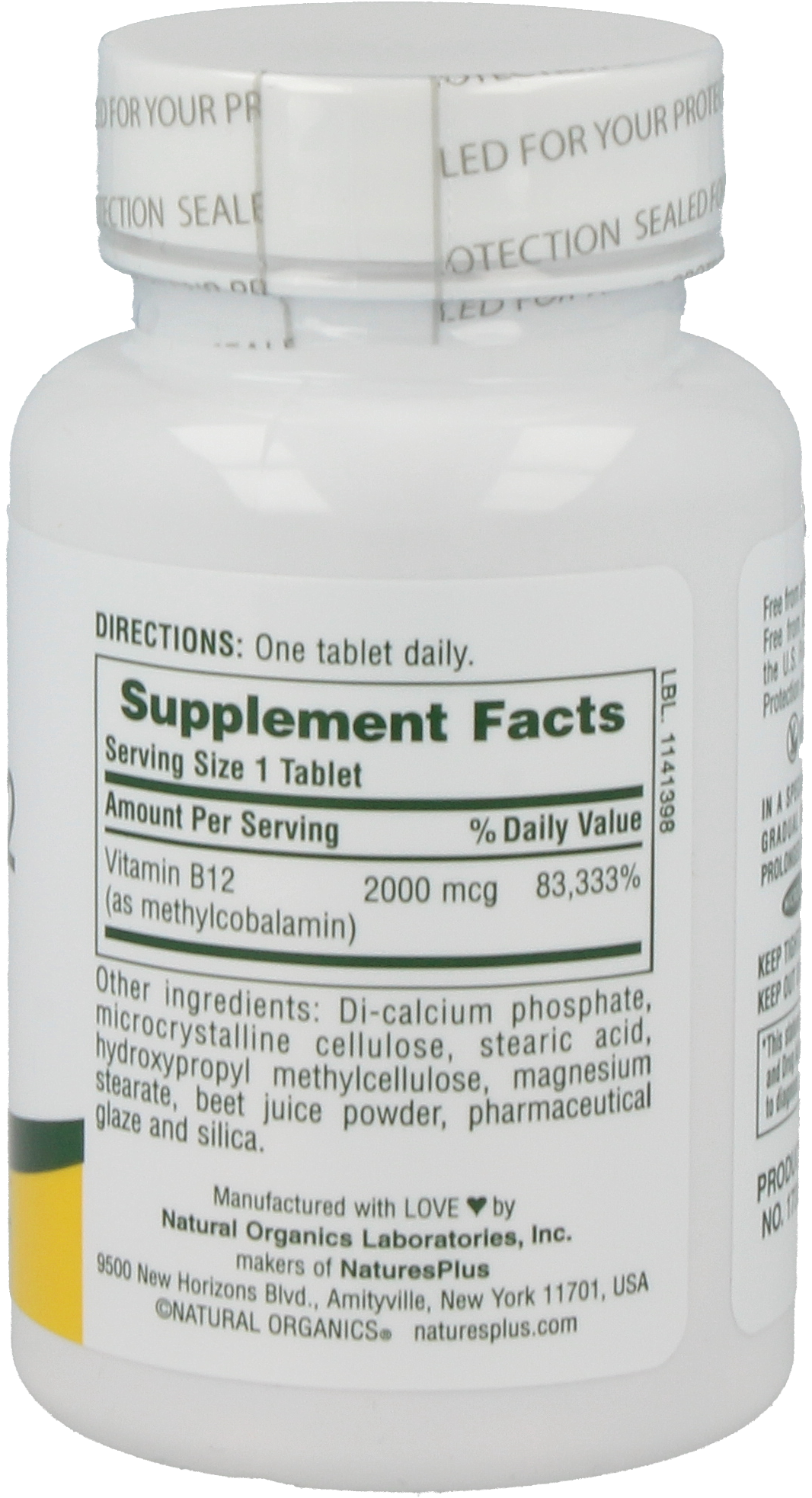 Vitamin B12 2000 mcg 