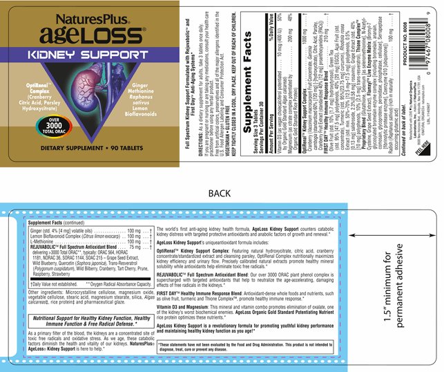 AgeLoss Kidney Support, 90 Tabl. 