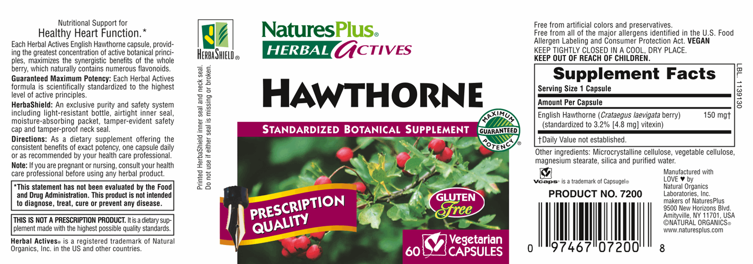 Hawthorne 150 mg 
