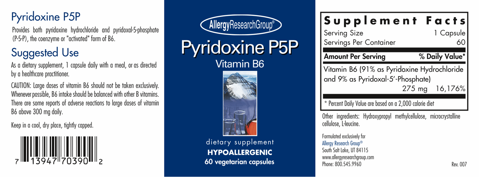 Pyridoxine P5P 