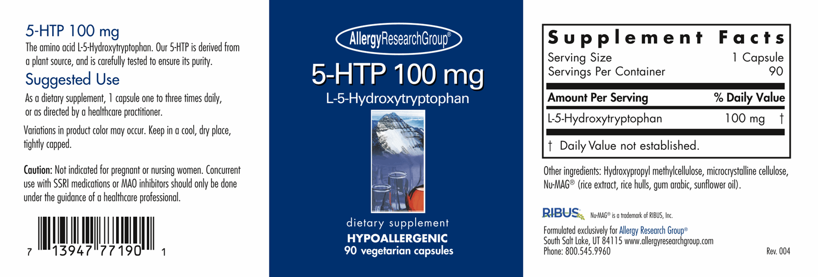 5-HTP 100 mg 