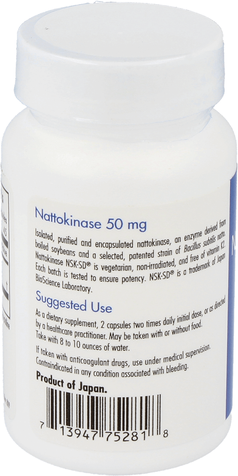 Nattokinase NSK-SD® 50 mg 