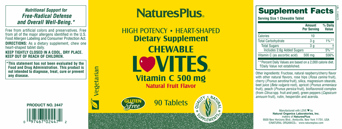 Lovites® 500 mg Vitamin C 