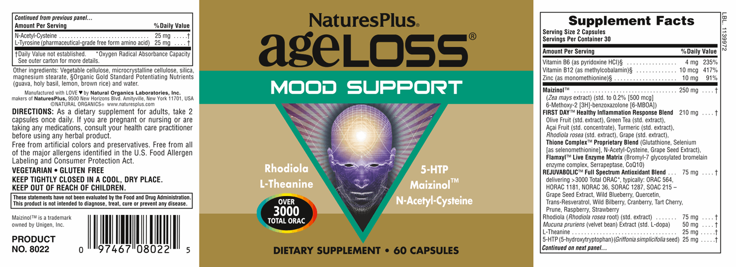 AgeLoss Mood Support, 60 veg. Kapseln 