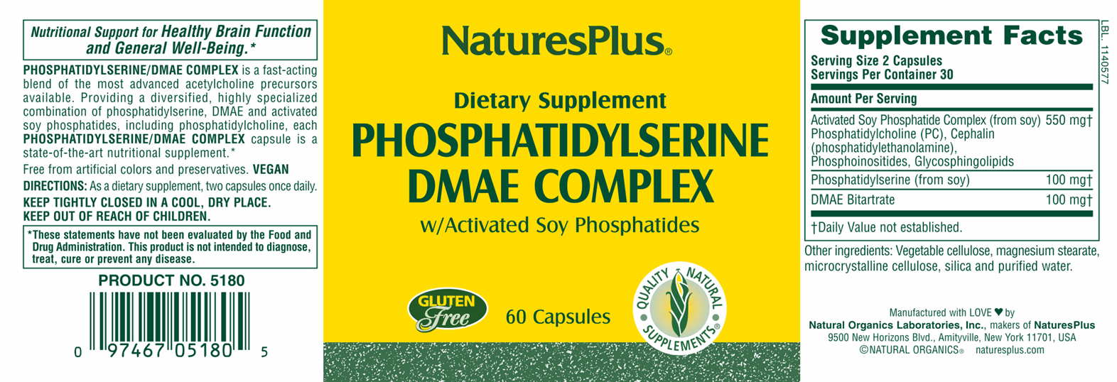 Phosphatidylserine/DMAE 