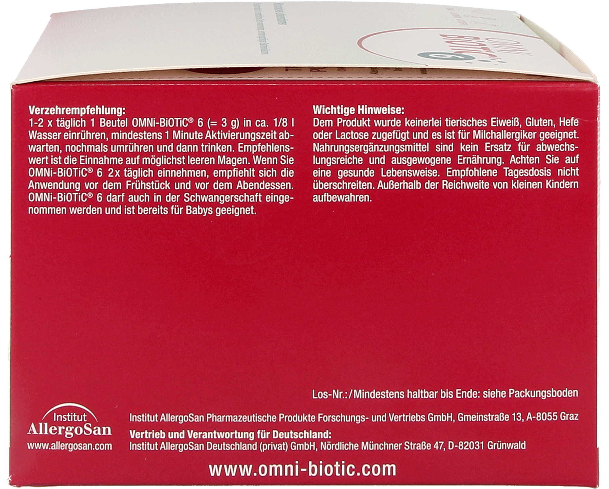 OMNi-BiOTiC® 6, 60 Portionen