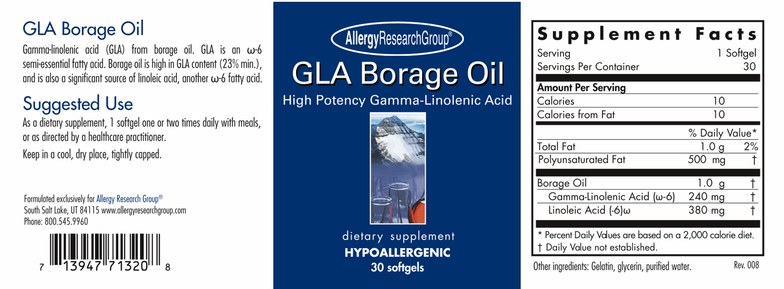 GLA Borage Oil 