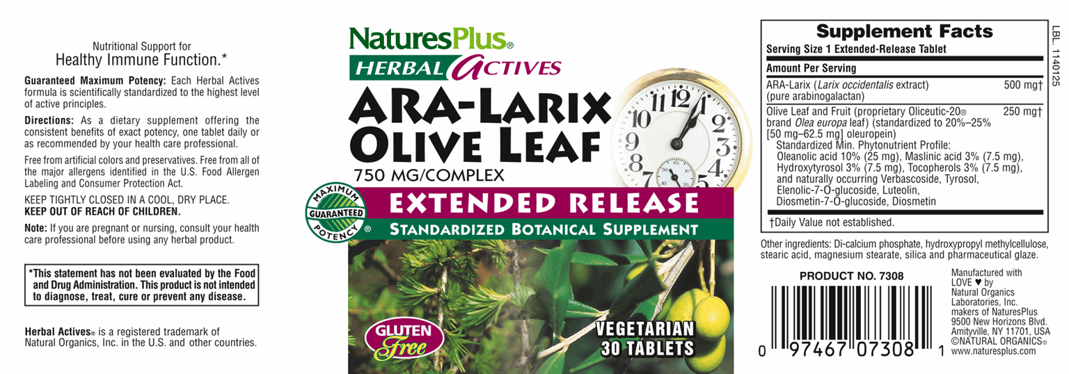 ARA-Larix/Olive Leaf 750 mg 