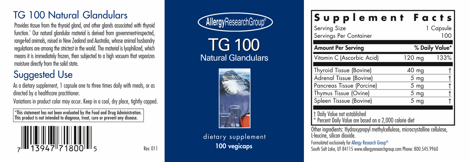 TG 100 