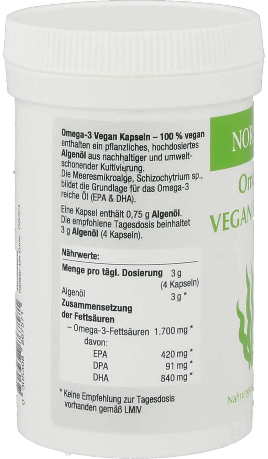 NORSAN Omega-3 Vegan Kapseln 