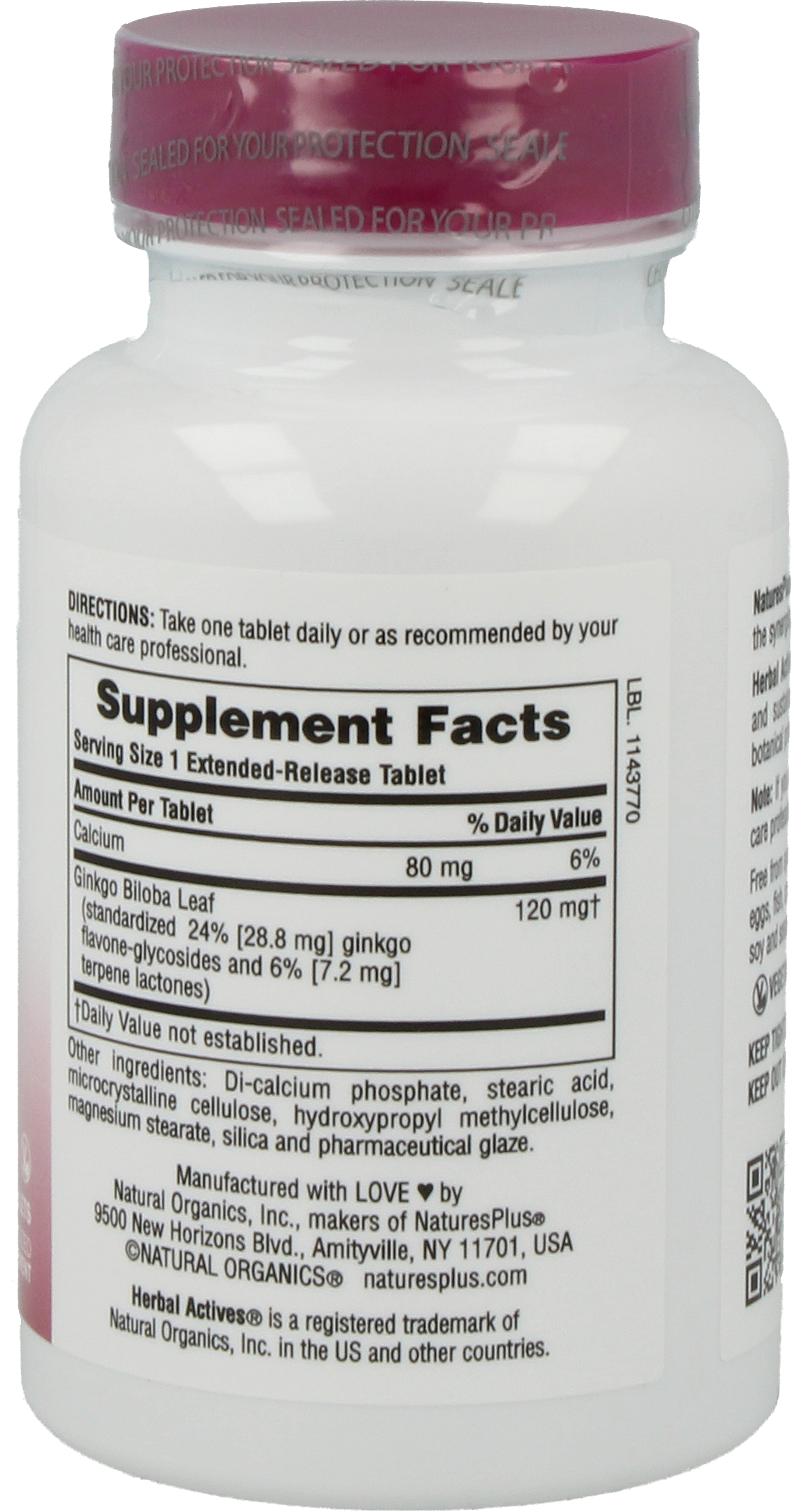 Ginkgo Biloba 120 mg 