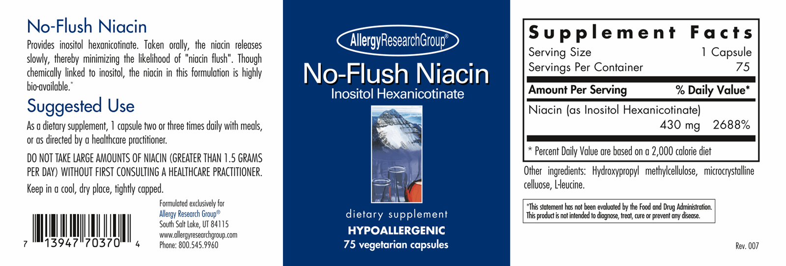 No-Flush Niacin 