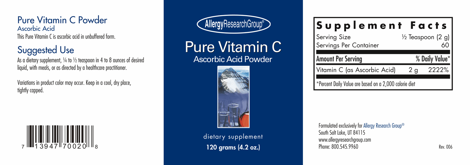 Pure Vitamin C Powder
