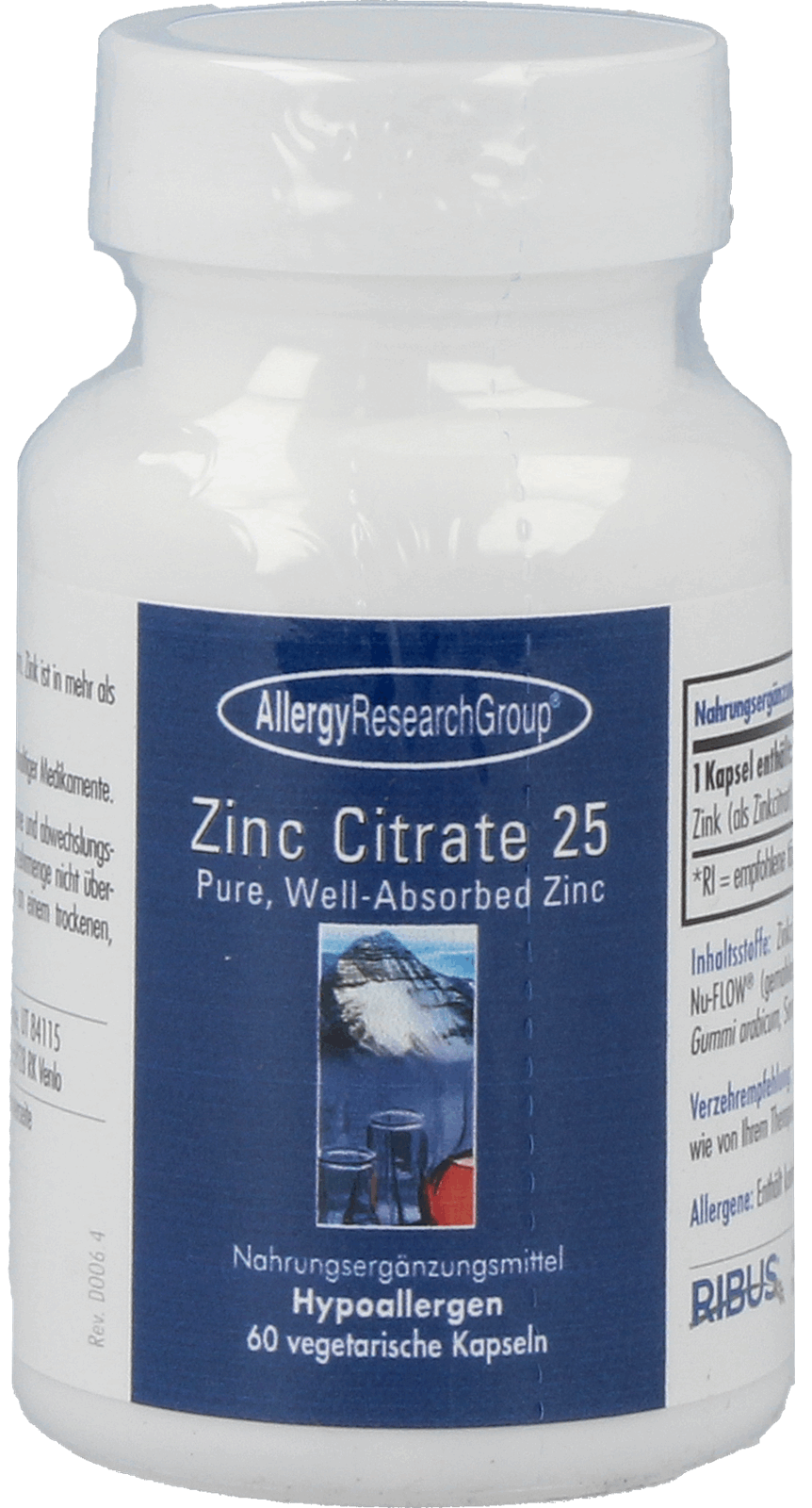 Zinc Citrate 25 mg