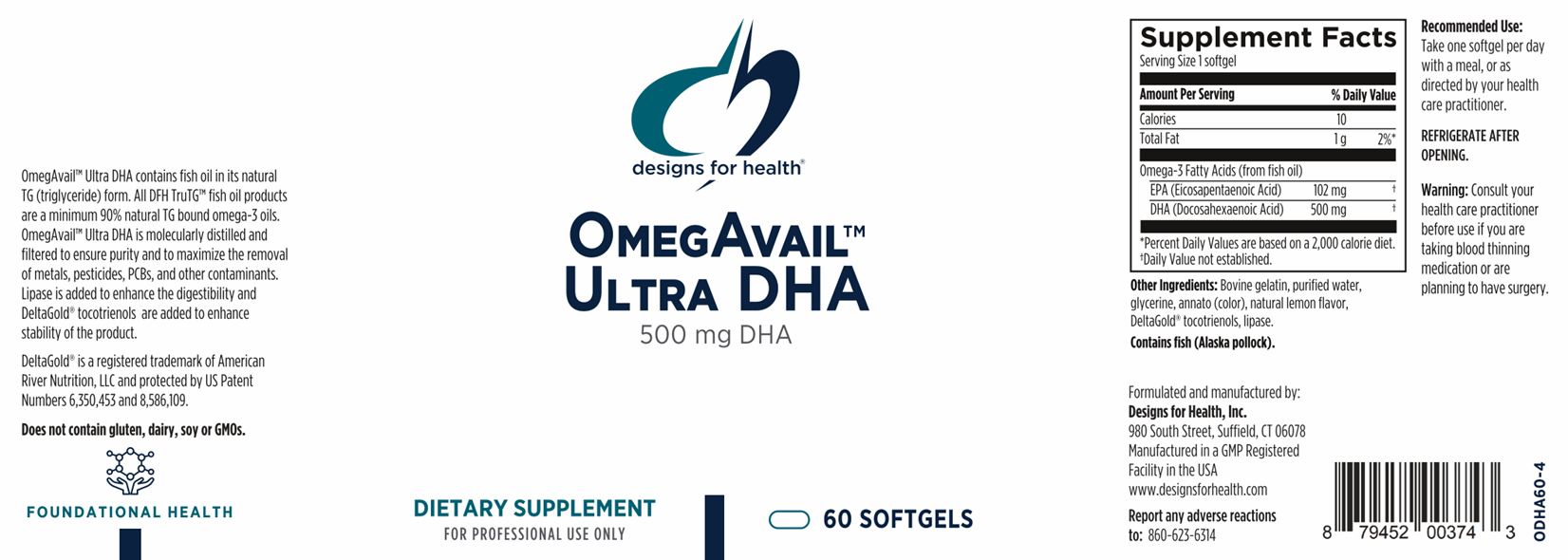 OmegAvail™ Ultra DHA 