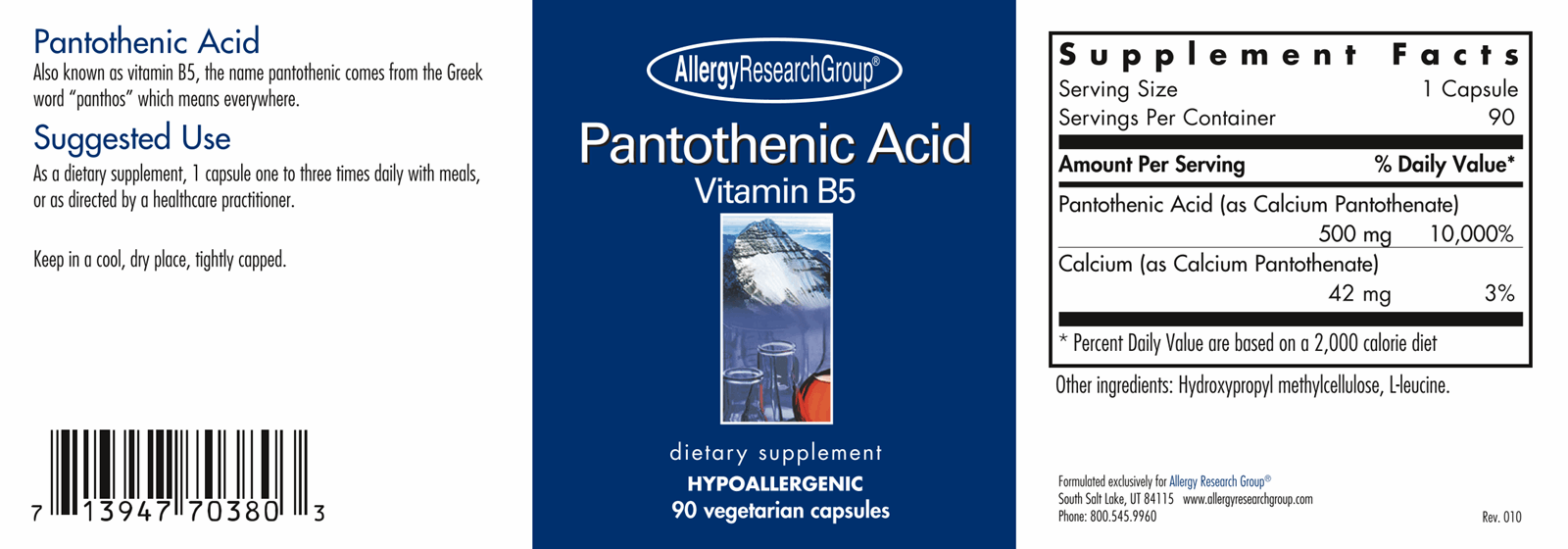 Pantothenic Acid 