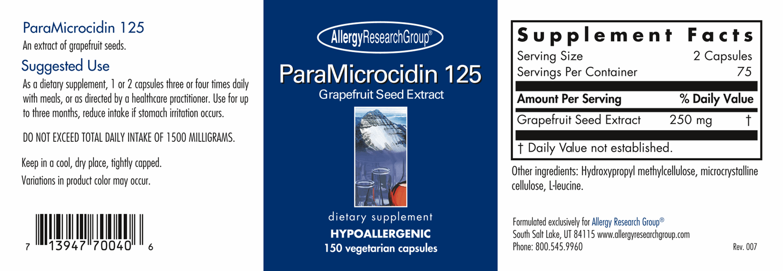 ParaMicrocidin 125 mg