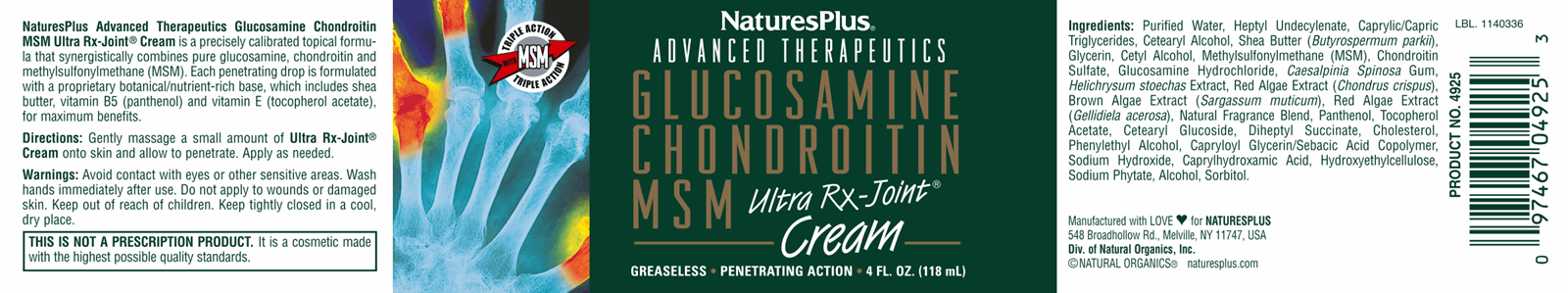 Ultra Rx-Joint® Cream (Dose) 