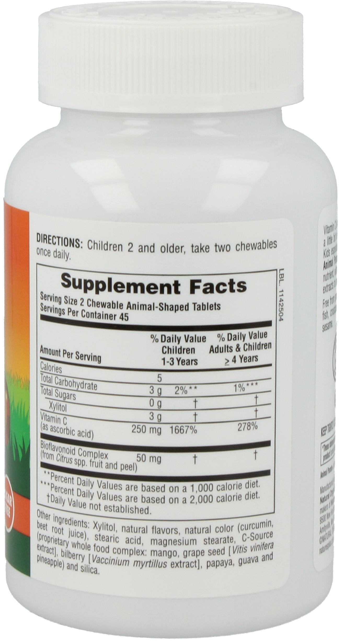 Animal Parade® Vitamin C, 125 mg 