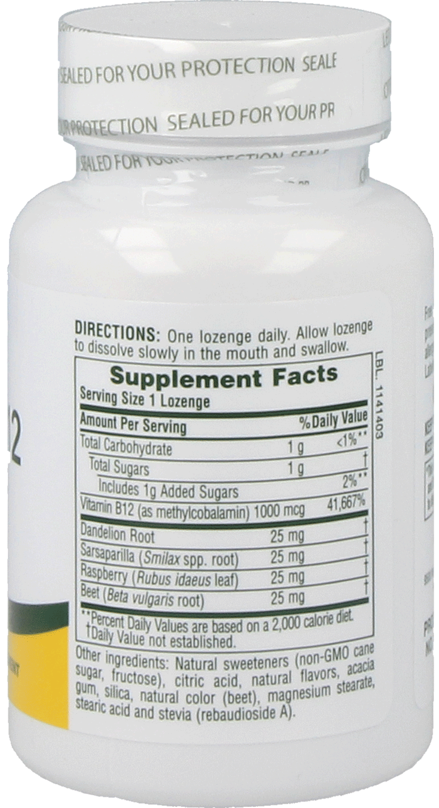 Vitamin B12 Herbal Lozenges 