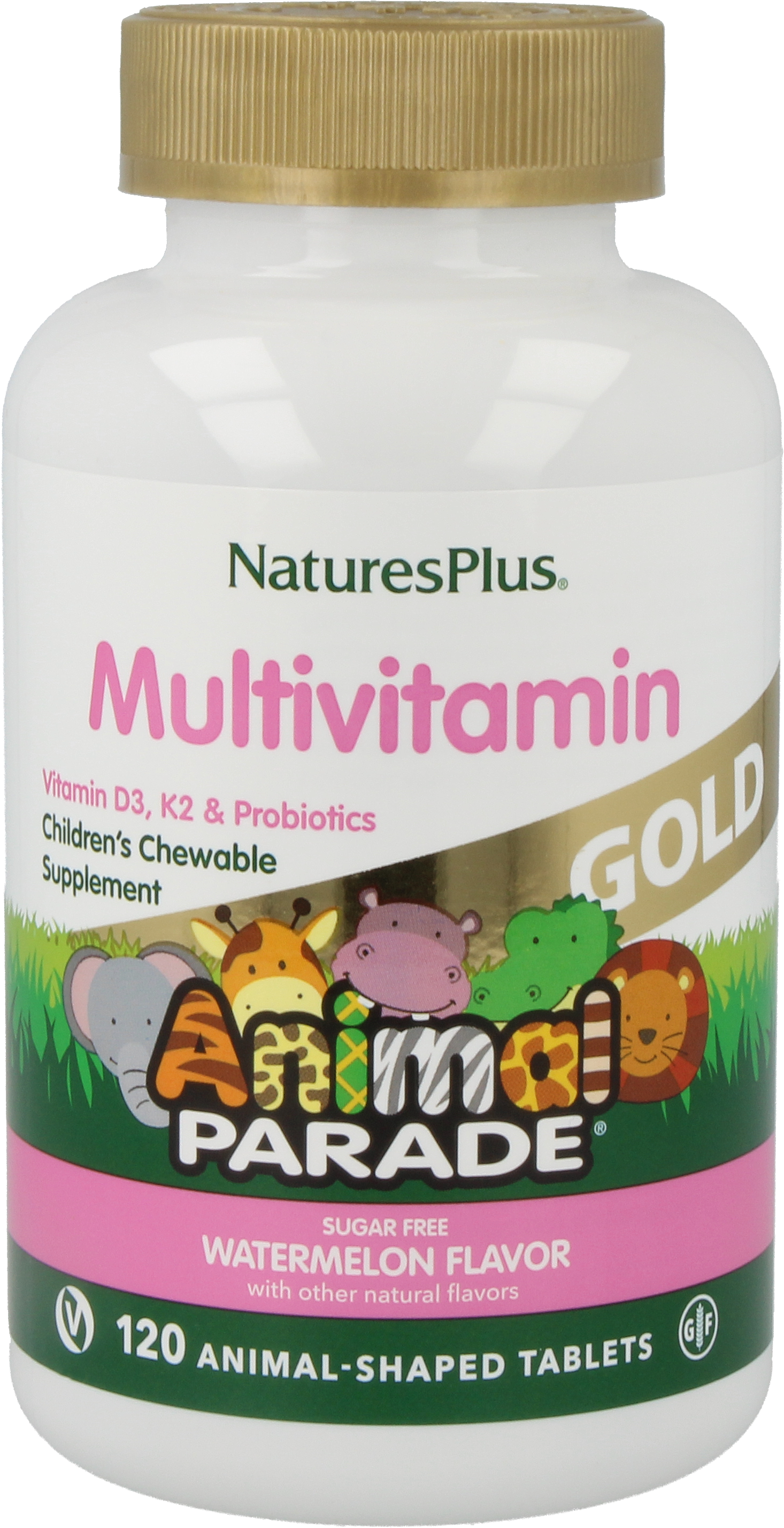 Animal Parade® GOLD Multivitamin watermelon flavor 